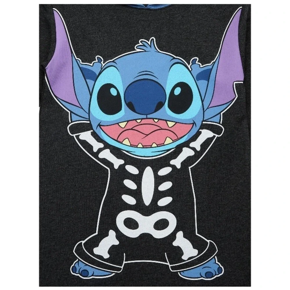 Disney Stitch Cosplay Hoodie Dress Girls Small 6-6X New with Tags Jet Black Soft